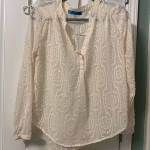 Popcorn blouse! So cute and perfect for work!